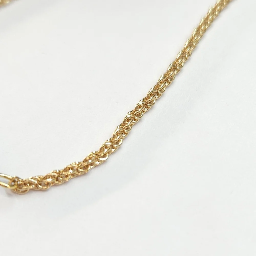Handmade Teal Blue AB Crystal Bar Bracelet Gold Chain